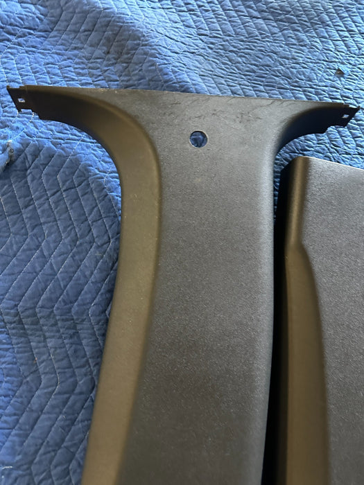 2016 2017 2018 2019 NISSAN TITAN XD REAR LOWER B PILLAR TRIM PANEL PAIR OEM
