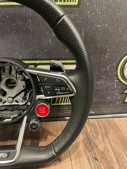 2017 2018 AUDI R8 PLUS STEERING WHEEL ASSEMBLY OEM GENUINE 20K MILES