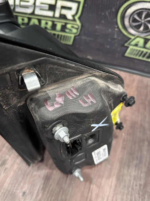 2017-2019 FORD F250 F350 F450 DRIVER LEFT CHROME CAP TOW MIRROR OEM *WEAR 12,14*