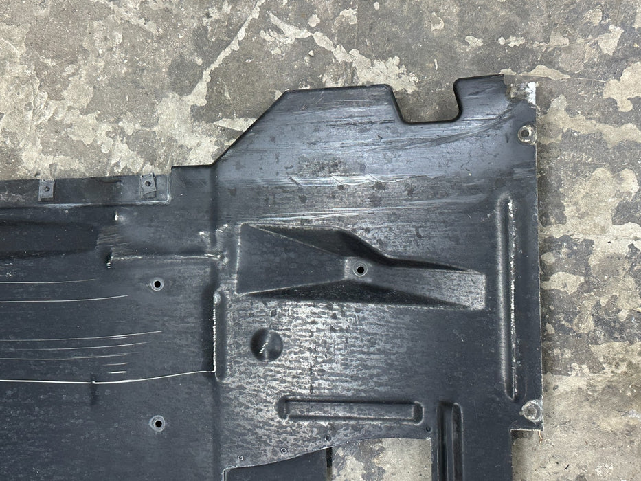 2012 2014 AUDI R8 V10 SPYDER REAR UNDER COVER FLOOR RAIL OEM