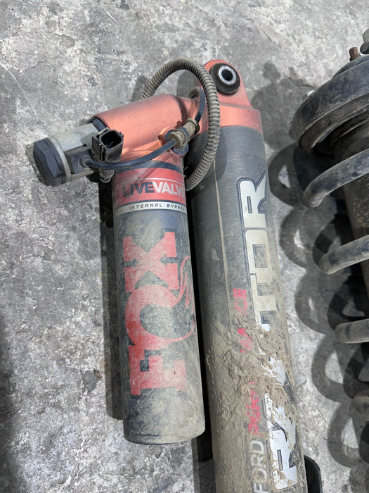 2019 FORD F150 RAPTOR FRONT REAR FOX SHOCK STRUT ABSORBER SET 40K
