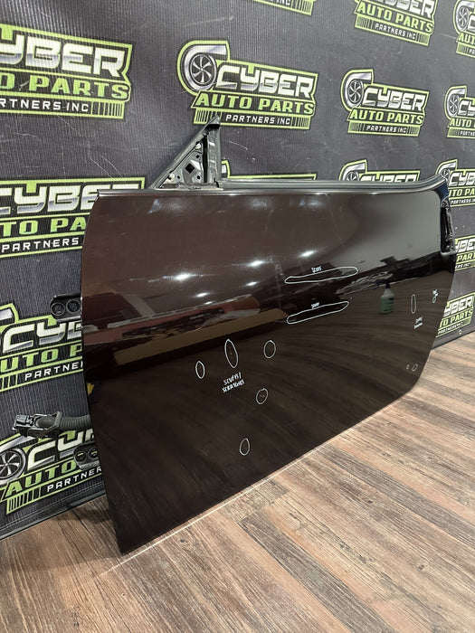 2010 NISSAN 370Z DRIVER LEFT DOOR SHELL BLACK CHEERY (NAG) OEM *READ DESC/FLAWS*