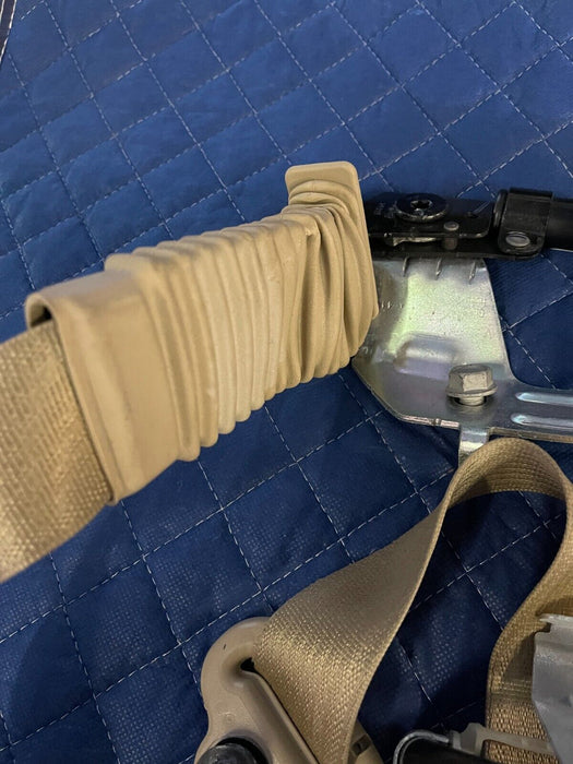 2017 2018 2019 FORD F250 F350 F450 LARIAT FRONT LEFT & RIGHT TAN SEATBELT PAIR