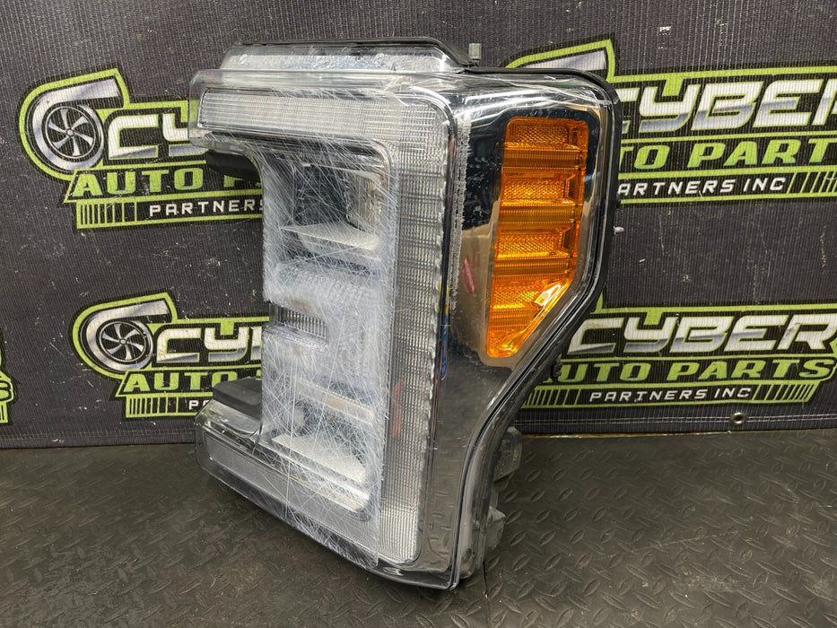 2017-2019 FORD F250 PLATINUM DRIVER HEADLIGHT FULL LED OEM *DAMAGED*