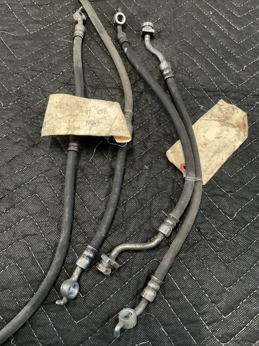 2016 HYUNDAI GENESIS COUPE REAR/ FRONT BREMBO BRAKE LINES PAIR SET LH RH OEM