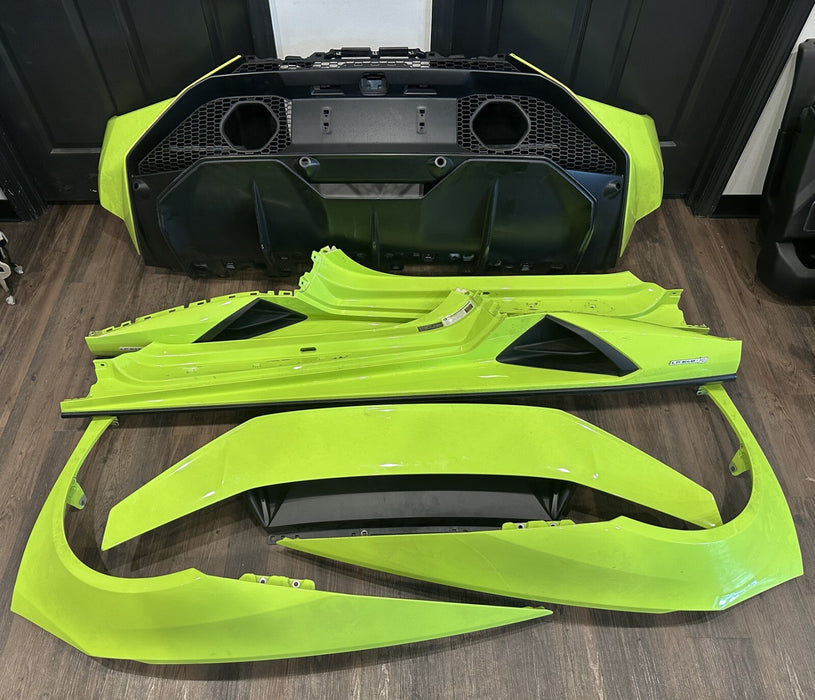2024 LAMBORGHINI HURACAN TECNICA REAR BUMPER SIDE SKIRTS FENDER WING OEM GENUIN