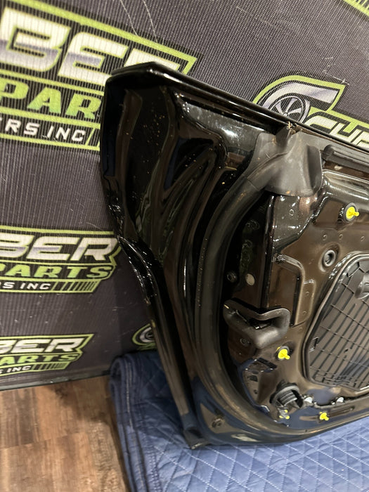 2014 AUDI R8 COUPE OEM LEFT DRIVER DOOR SHELL BLACK PANTHER CRYSTAL ~READ~