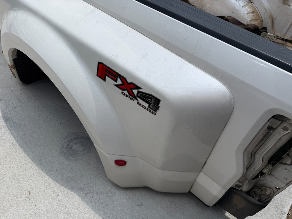 2017-2022 FORD F350 F450 PLATINUM DRW DUALLY LONG BED 8' METALLIC WHITE