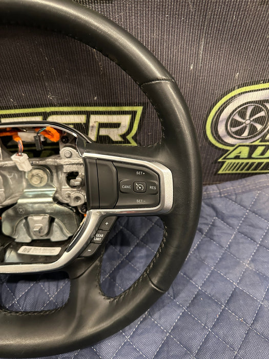 2024 DODGE RAM 3500 LARAMIE LEATHER STEERING WHEEL HEATED OEM *MINOR SPOT #3*