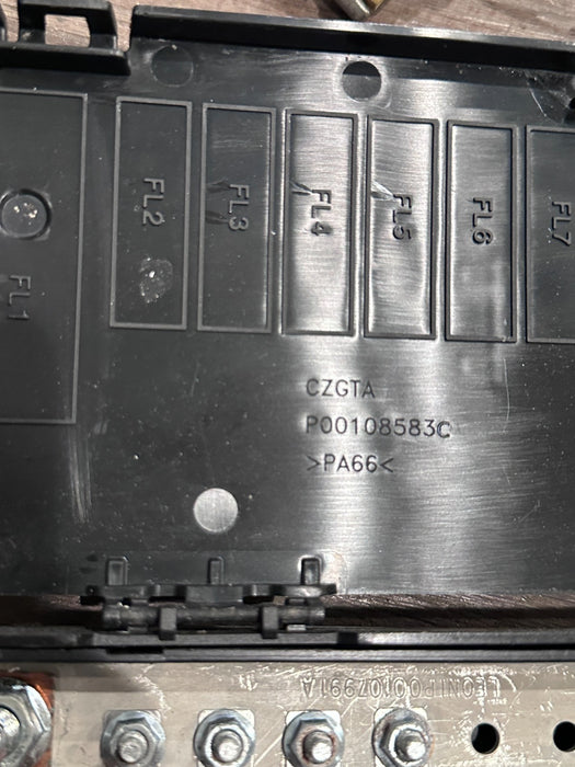 2015 JAGUAR F TYPE R POWER SUPPLY MODULE TRUNK POSITIVE BATTERY EX53 14300 AD