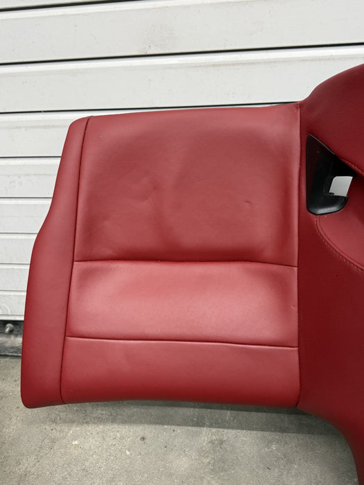 2014 PORSCHE 911 TURBO S 991 REAR SEATS RED OEM GENUINE