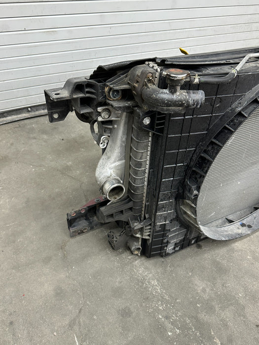 2016 NISSAN TITAN XD DIESEL COOLING RADIATOR SUPPORT ASSEMBLY COMPLETE OEM
