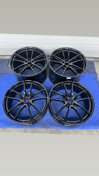 AUDI R8 LAMBORGHINI HURACAN 5X112 HRE P104 WHEELS RIMS 20X12 +46 / 20X9 +38