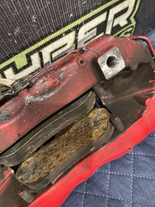 2021 AUDI R8 BREMBO FRONT RIGHT CARBON CERAMIC BRAKE CALIPER OEM *READ*