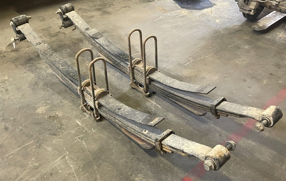 2019 FORD F350 SUPERDUTY 6.7L DIESEL REAR LEFT RIGHT LEAF SPRING PAIR OEM 108K