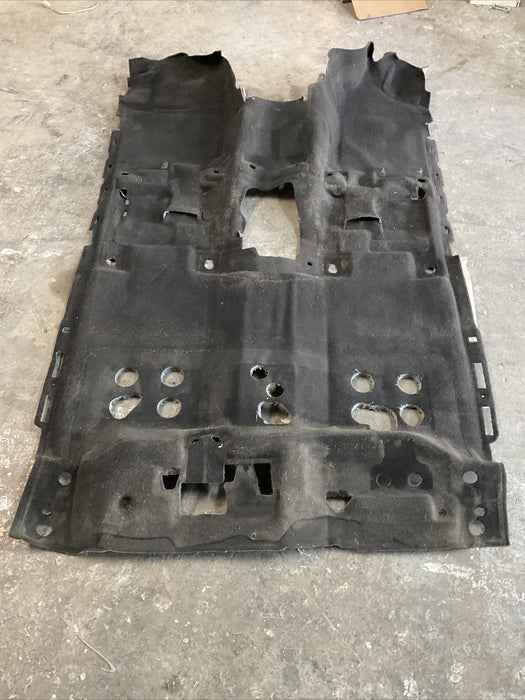 2016 NISSAN TITAN XD CREW CAB FLOOR CARPET BLACK OEM
