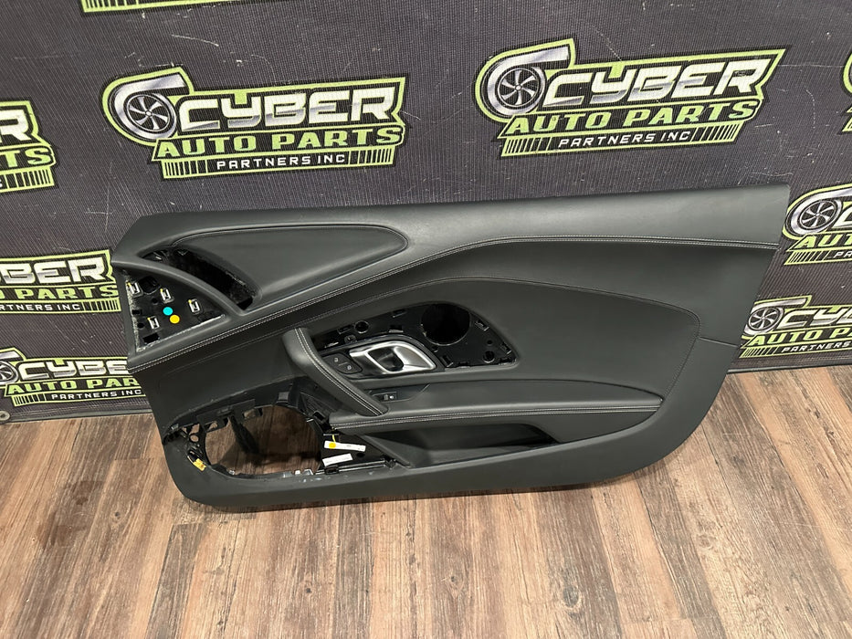 2017 AUDI R8 SPYDER PLUS RIGHT PASSENGER DOOR PANEL TRIMS OEM 4S7 867 106