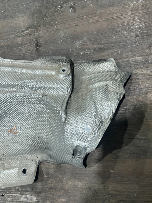 2014 PORSCHE 911 TURBO S 991 REAR LEFT BUMPER HEAT SHIELD OEM 99150547901