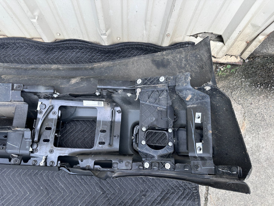 2023 2025 FORD F250 F350 PLATINUM FRONT BUMPER ASSEMBLY AGATE BLACK ~PAINT CHIP~