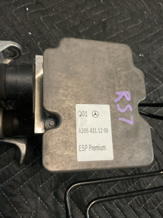 2017 MERCEDES C63 AMG OEM ABS PUMP ASSEMBLY HYDRAULIC UNIT 205 431 12 00