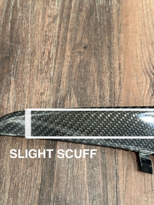 2021 AUDI R8 DASHBOARD RIGHT CARBON FIBER TRIM OEM 4S1857222 D *MINOR SCUFF #2*