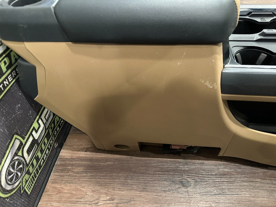 2023 2024 FORD F250 F350 F450 LARIAT FRONT SEATS CENTER CONSOLE ~MINOR BURN WEAR