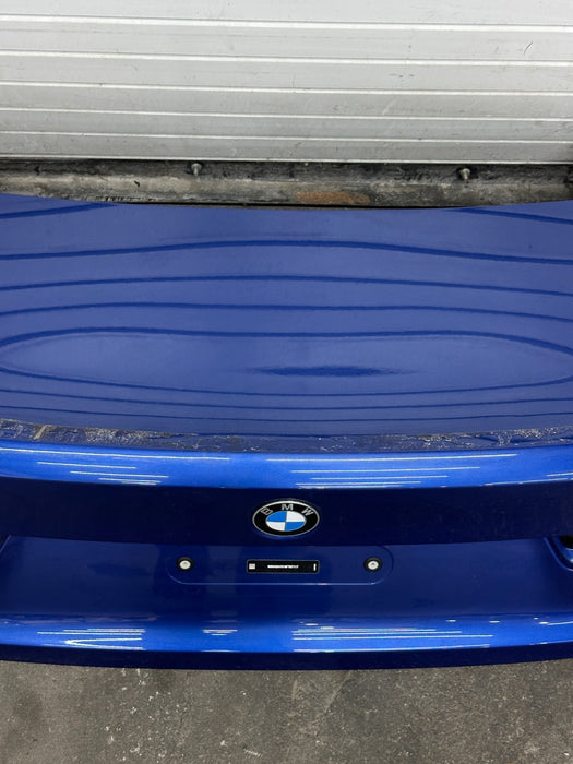 2024 BMW M3 M4 G80 G82 TRUNK LID BLUE OEM *MINOR PAINT CHIP/RESIDUE 12-13*