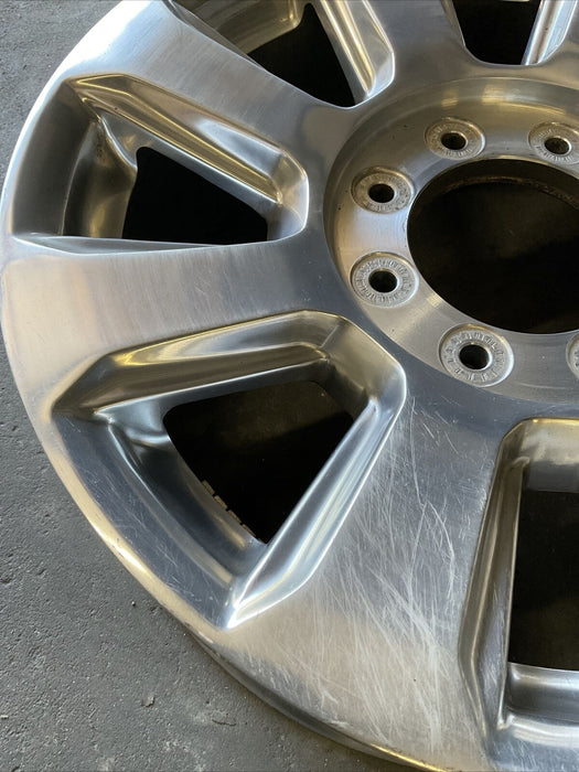 2017-2022 FORD F250 F350 F450 PLATINUM OEM WHEEL RIM (1) 20X8 *CURBRASH*