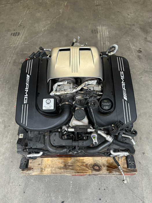 2015 MERCEDES C63S AMG EDITION 1 W205 4.0L V8 ENGINE TRANSMISSION 223K *READ*