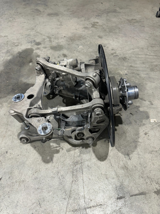 2014 PORSCHE 911 TURBO S REAR RIGHT KNUCKLE SUSPENSION CORNER ASSEMBLY OEM