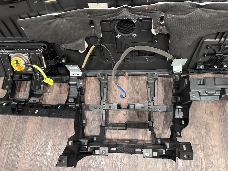 2017 NISSAN TITAN XD RESERVE BLACK LEATHER DASH DASHBOARD W BAG OEM