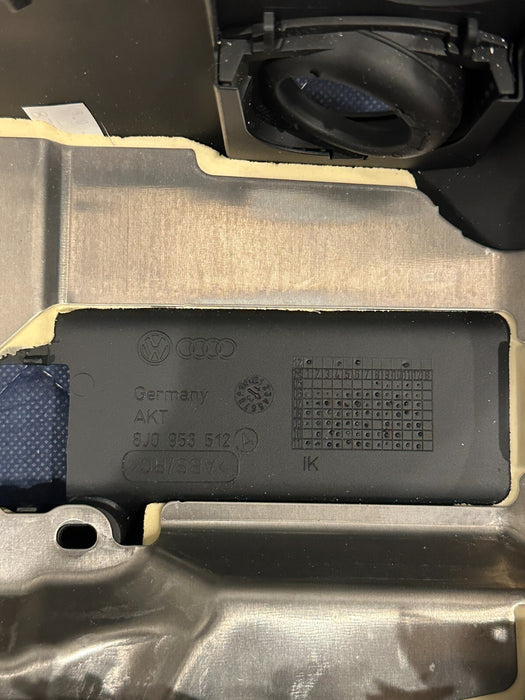 2014 AUDI R8 FRONT LOWER STEERING COLUMN SHROUD COVER 8J0 953 512 A