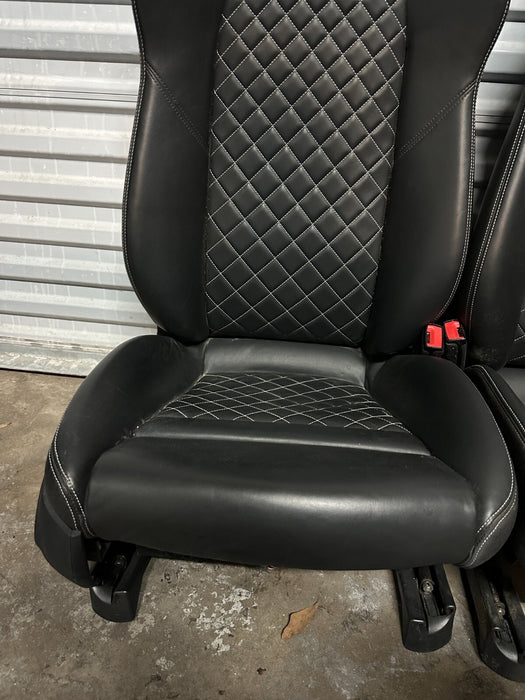 2017 2018 AUDI R8 PLUS SYPDER OEM GENUINE DIAMOND STITCHED SPORT SEATS