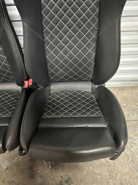 2017 2018 AUDI R8 PLUS SYPDER OEM GENUINE DIAMOND STITCHED SPORT SEATS