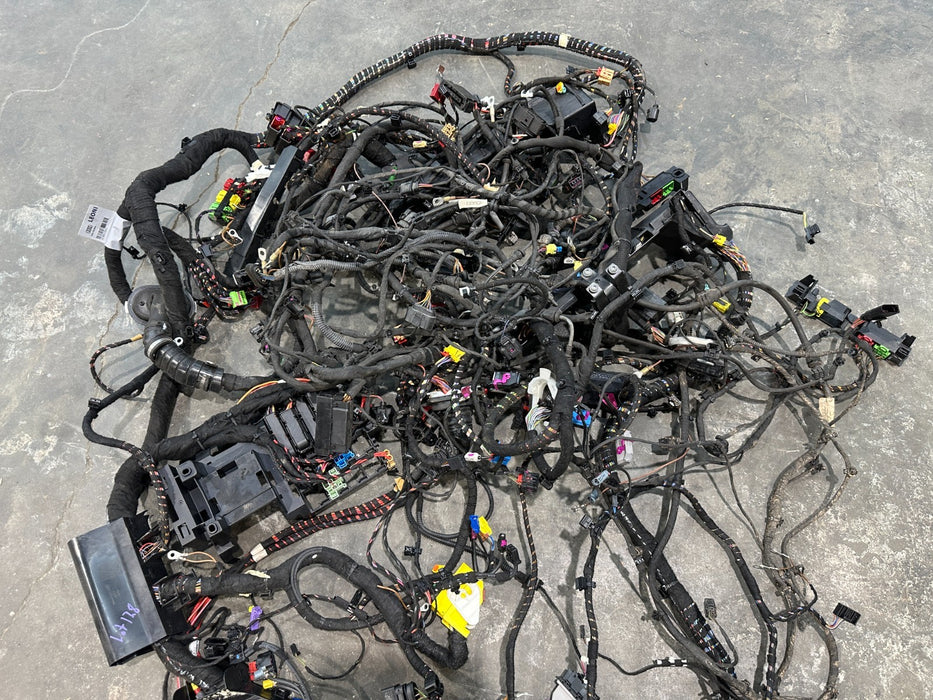 2017 AUDI R8 SPYDER MAIN CHASSIS INTERIOR WIRING HARNESS OEM