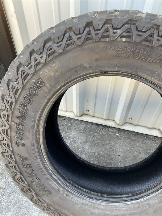 MICKEY THOMPSON BAJA ATZ P3 37X12.50R20LT PAIR TIRES (2) (MANUFACTURE DATE:4220)