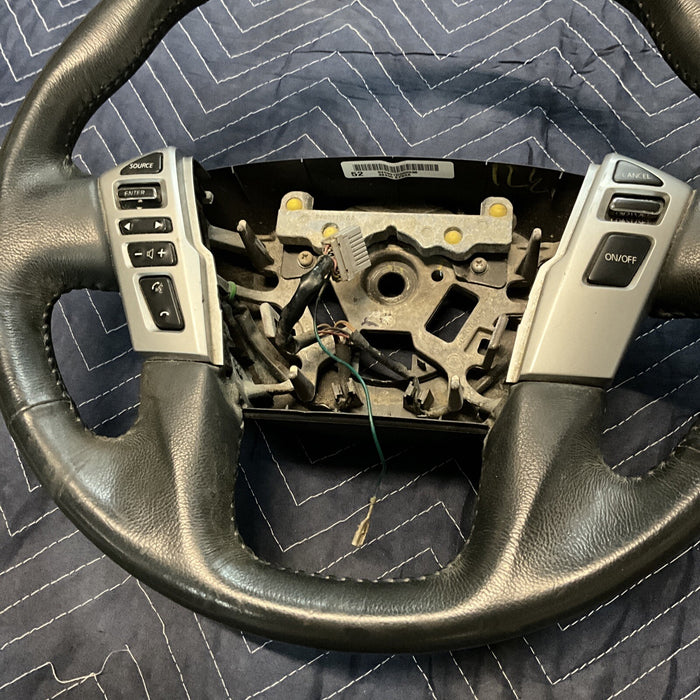 2017 NISSAN TITAN STEERING WHEEL OEM 48430 EZ52A
