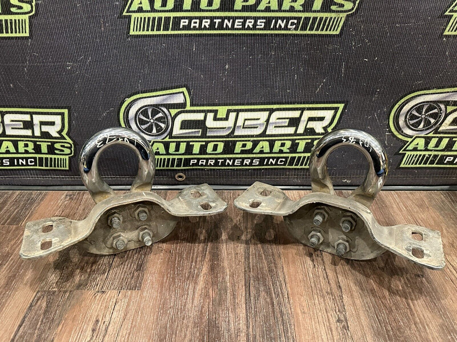 2017-21 FORD F250 F350 SUPERDUTY FRONT BUMPER LEFT & RIGHT TOW HOOKS OEM