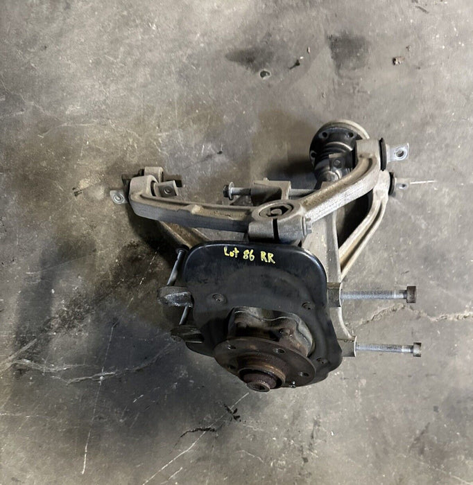 2017 AUDI R8 5.2L V10 REAR RIGHT KNUCKLE CONTROL ARM W/ AXLE ASSEMBLY 2018 OEM