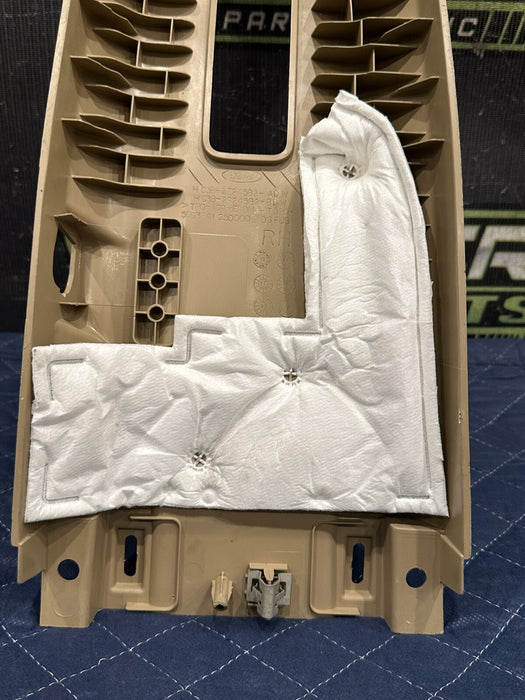 2017-2019 FORD F250 F350 F450 TAN/BEIGE LARIAT RIGHT UPPER B PILLAR OEM *SCUFFS*