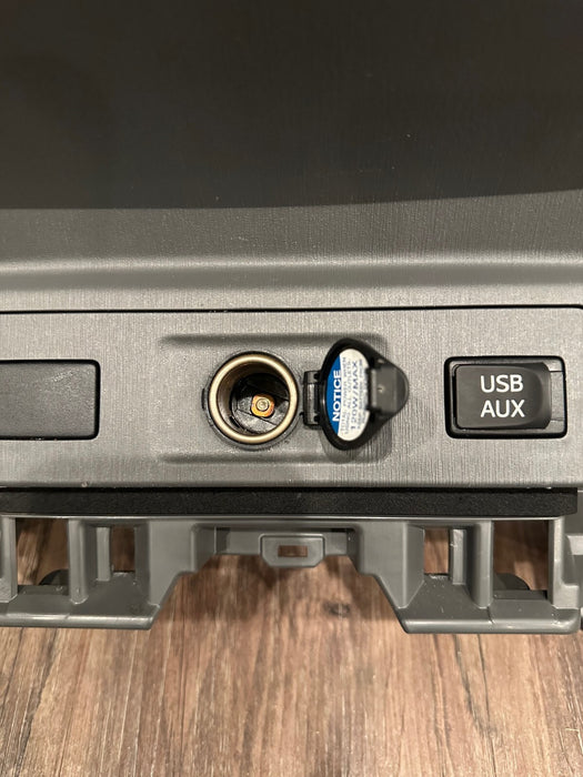 2014 TOYOTA PRIUS V CENTER DASH USB/12V OUTLET PANEL TRIM OEM 55434-47040