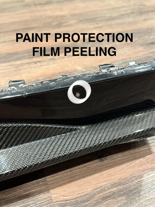 2021 AUDI R8 DRIVER LEFT CARBON FIBER SIDE SKIRT ONLY *DAMAGE/PPF FLAWS*