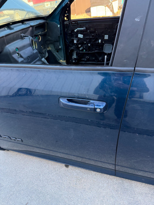 2021 RAM 2500 3500 DRIVER FRONT DOOR BLUE PAINT CODE - PPX 2019 2020 2021 2024