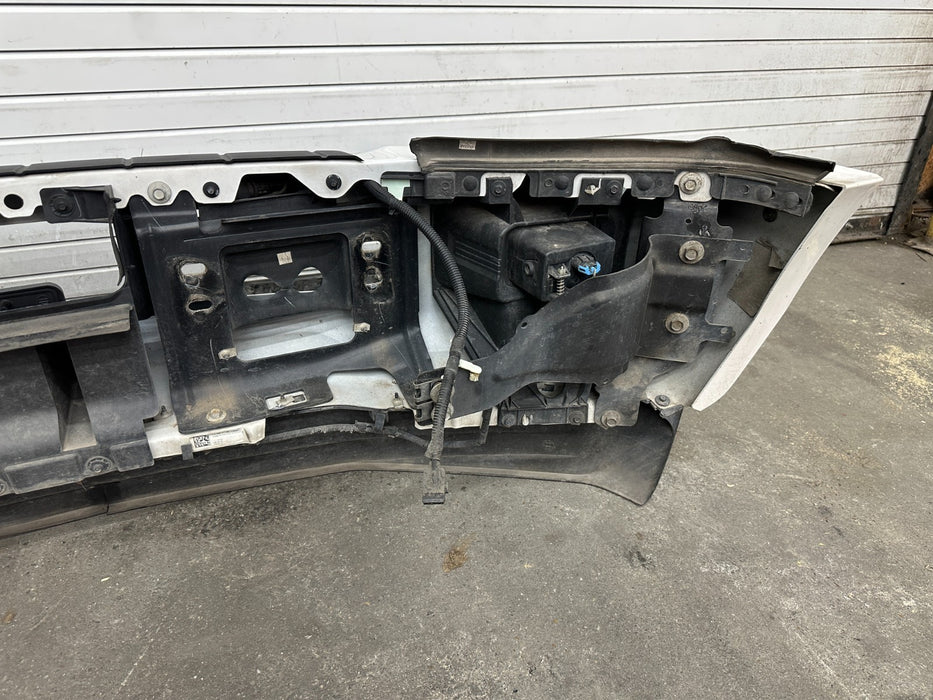 2017-2019 FORD F450 FRONT BUMPER OEM TRI COAT WHITE (UG) *PAINT CHIPS*