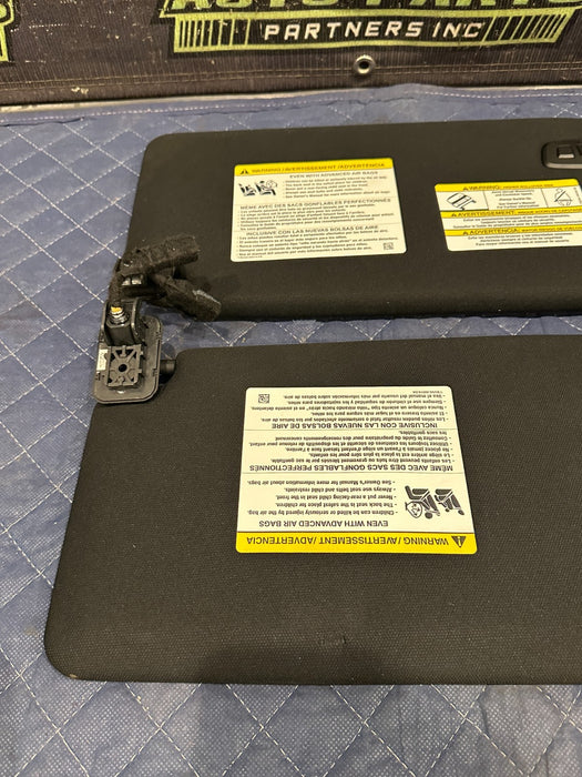 2019 FORD F150 3.5L RAPTOR LEFT RIGHT SUN VISOR PAIR OEM