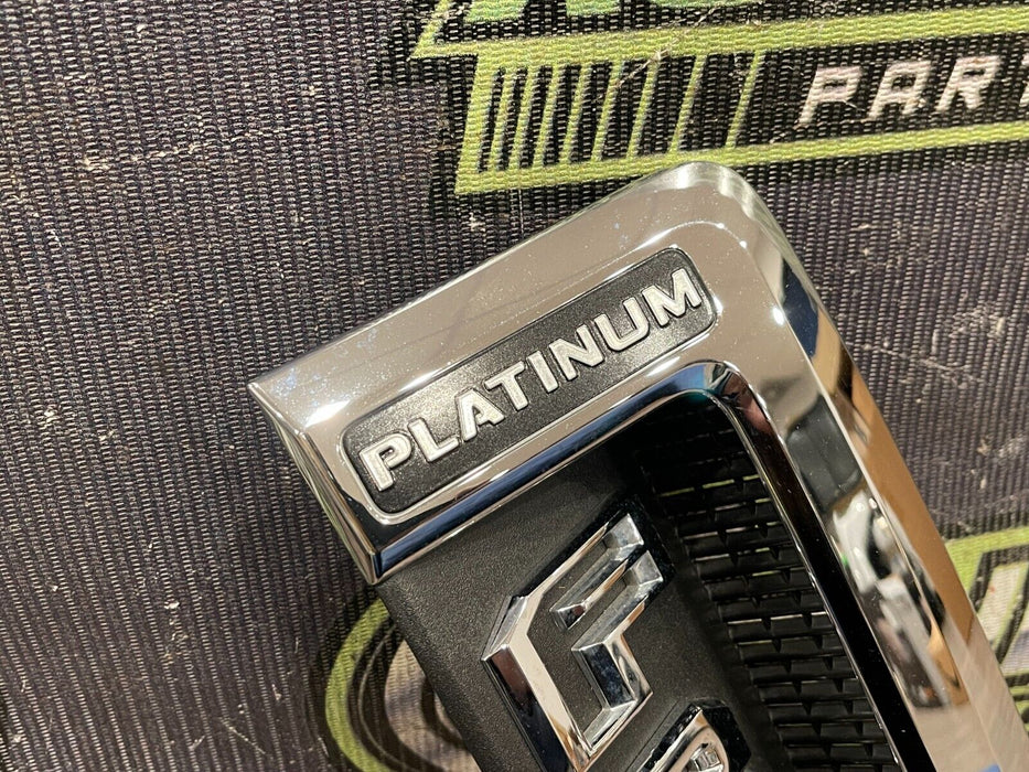 2017-2019 FORD F250 FRONT PASSENGER RIGHT CHROME FENDER EMBLEM BADGE OEM
