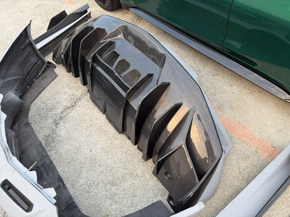 LAMBORGHINI AVENTADOR SVJ REPLICA KIT CARBON FIBER BUMPERS HOOD SIDE SKIRTS WING