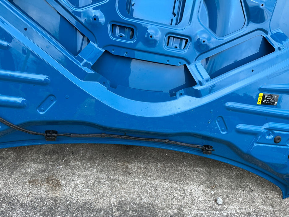 2015-2020 BMW M4 F82 FRONT HOOD LAGUNA SECA BLUE (448) ~MINOR DENT/FADE/SCRATCH~