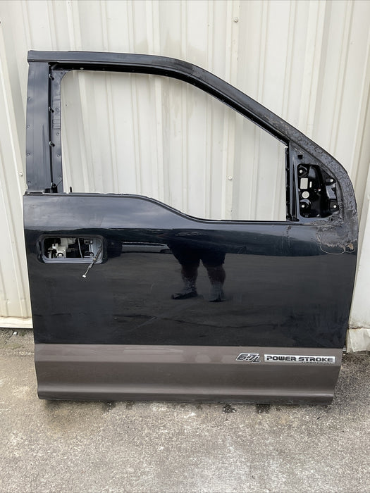 2017-2022 FORD F250 F350 F450 FRONT PASSENGER RIGHT DOOR SHELL OEM~BURN DAMAGE~
