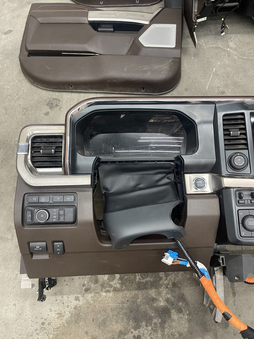 2023 2024 2025 FORD F250 F350 F450 KING RANCH INTERIOR SEATS CONSOLE DASHBOARD